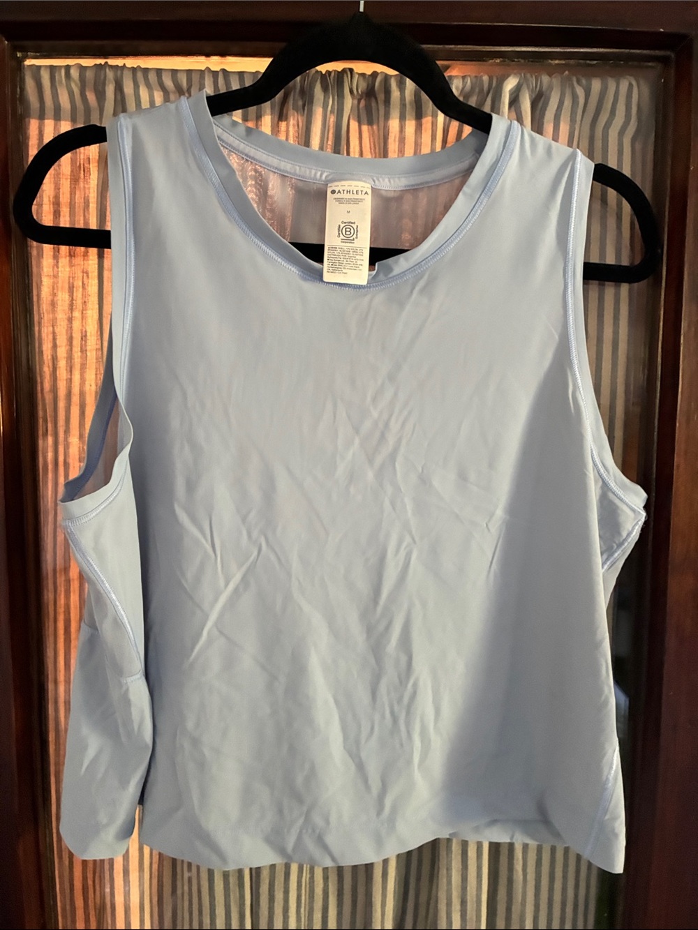 Athleta Pale Blue Performance Tank Top